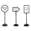 Safco Safco Products Company SAF4117BL Directional Sign- Magnetic- Rectangle- Dual-Sided- 18in.x18in.x65in. SAF4117BL